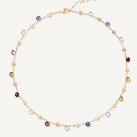 Marco Bicego 18K Yellow Gold Single-Strand Gemstone Necklace - Picture 1 of 7